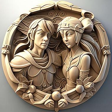 3D модель Игра Suikoden Tierkreis (STL)